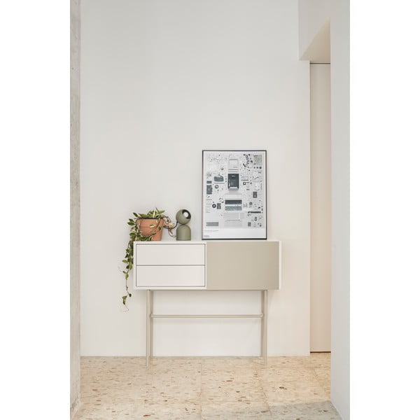 Beżowo-kremowa konsola 35x110 cm Nube – Teulat-image-1