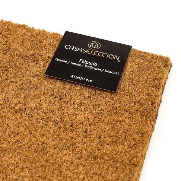 Wycieraczka z włókna kokosowego 60x40 cm Mini White – Casa Selección-image-2