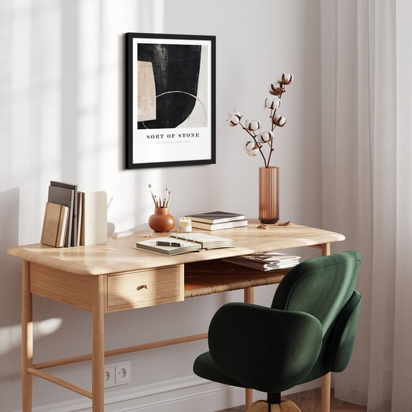 Obraz 32x42 cm Sort Of Stone   – Malerifabrikken-image-1