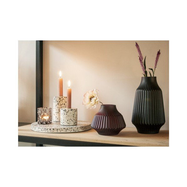 Fioletowy szklany wazon PT LIVING, Ø 16 cm-image-3