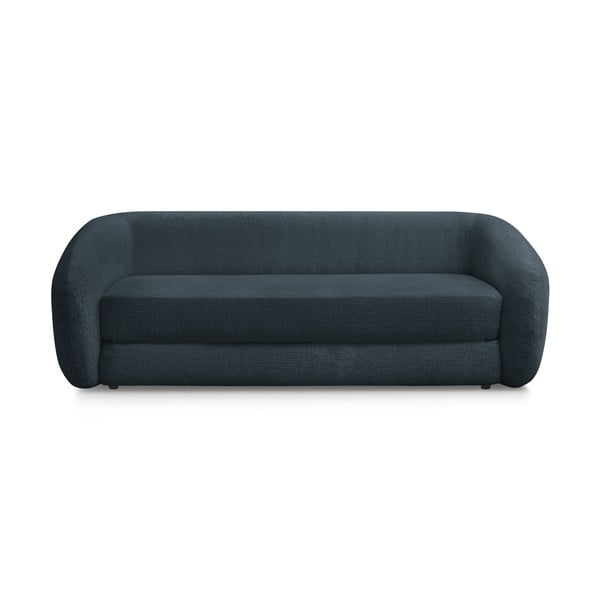 Ciemnoniebieska rozkładana sofa z tkaniny szenilowej 228 cm Neyo – Bobochic Paris
