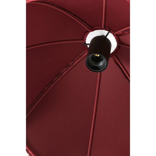 Bordowa lampa wisząca z tekstylnym kloszem ø 40 cm Malacia – Light & Living-image-1