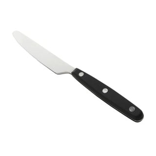 Nierdzewny nóż z czarną rękojeścią Nirosta Oslo