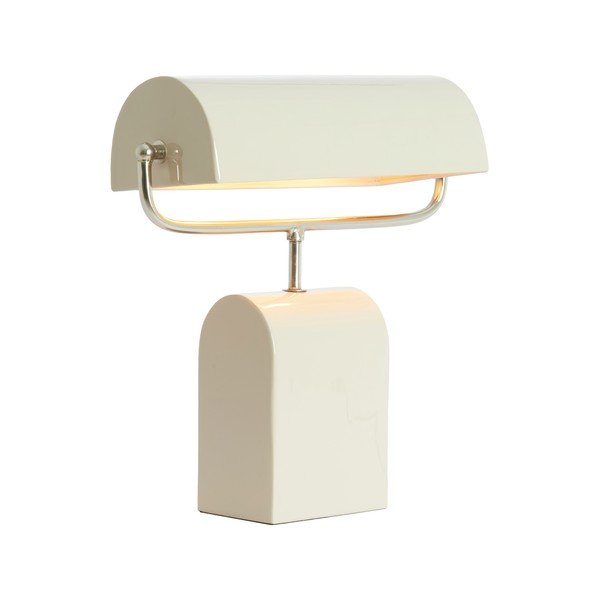 Kremowa metalowa lampa stołowa (wysokość 38 cm) Cardona – Light & Living-image-2
