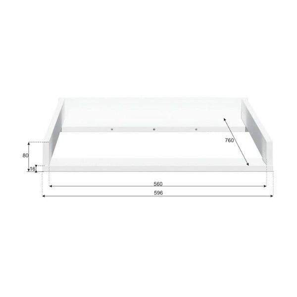 Biały przewijak do komody BELLAMY Lotta-image-2