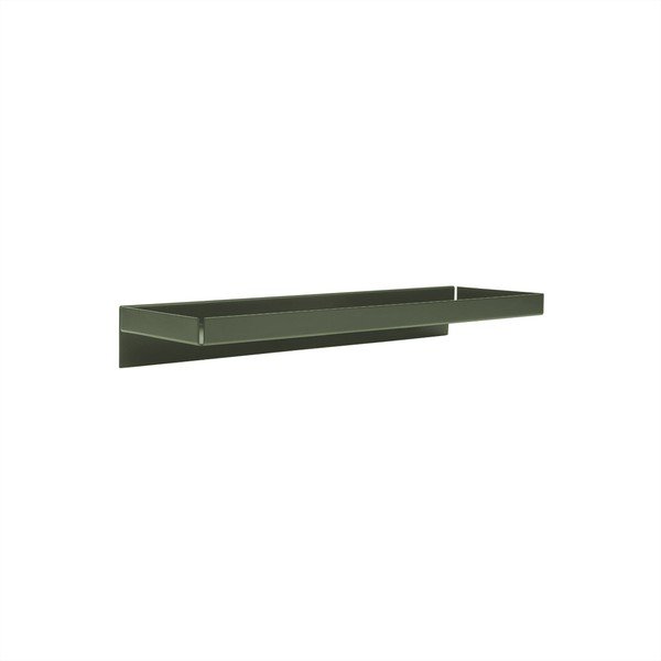 Ciemnozielona metalowa półka 50 cm Bakku – OYOY Living Design