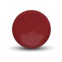Bordowy porcelanowy talerz ø 25 cm Fika – ONA