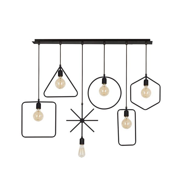 Czarna lampa wisząca Math-image-1
