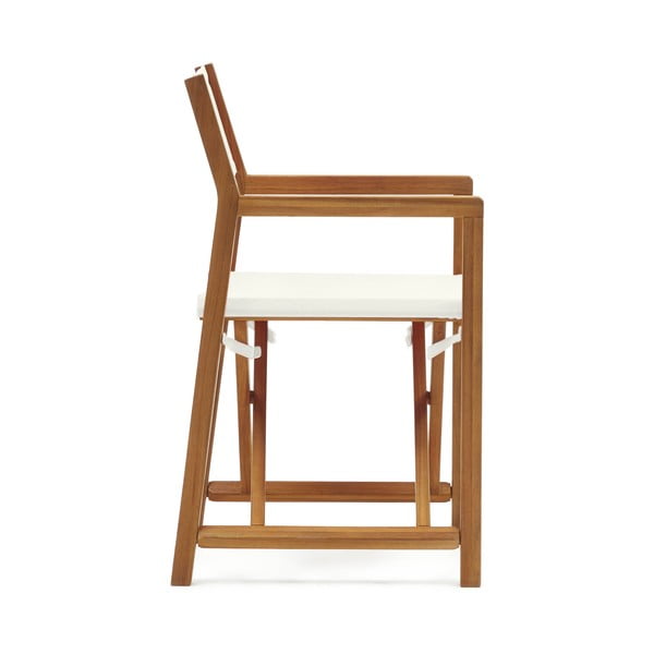 Białe/naturalne drewniane krzesła ogrodowe zestaw 2 szt. Thianna – Kave Home-image-3