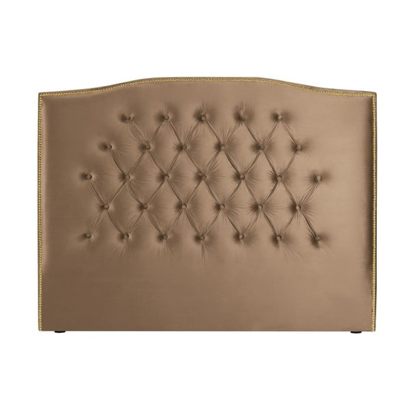 Ciemnobeżowy zagłówek łóżka Mazzini Sofas Daisy, 160x120 cm