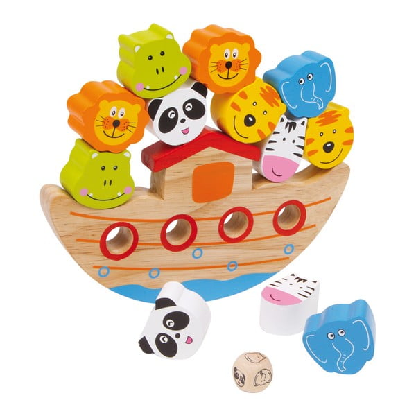 Drewniana zabawka do balansowania Legler Ark