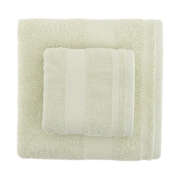 Zestaw 2 zielonych ręczników Clio