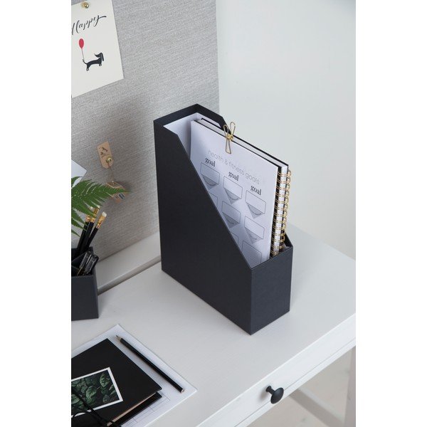 Ciemnoszary organizer na dokumenty Bigso Box of Sweden Viktoria-image-1