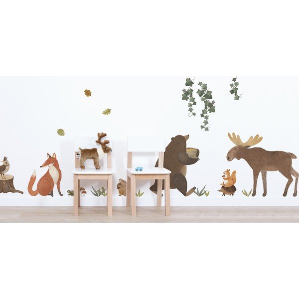 Naklejki dziecięce 30x42 cm Woodland Rabbit & Friends – Lilipinso-image-1