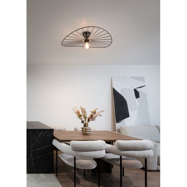 Lampa sufitowa w kolorze matowej czerni ø 60 cm Chapeau – Reality-image-1