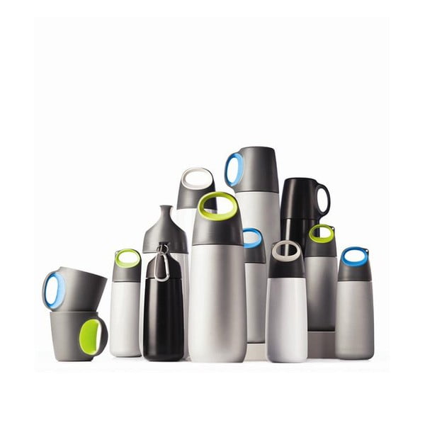 Czarny termos z kubkiem XD Design Bopp, 600 ml-image-3