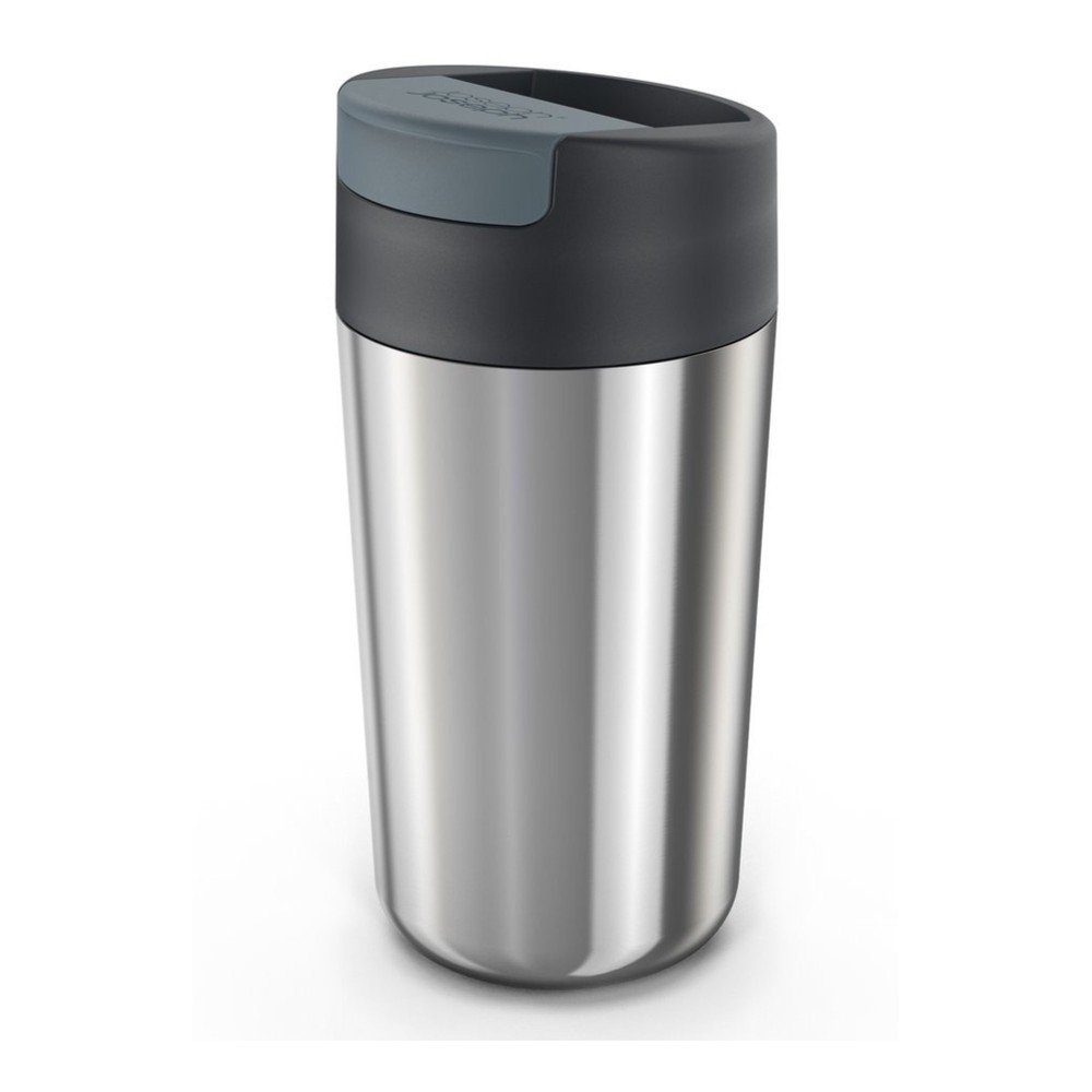 Kubek podróżny w granatowo-srebrnym kolorze 450 ml Sipp – Joseph Joseph