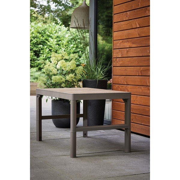 Stolik ogrodowy w dekorze orzecha 71,5x116 cm Lyon – Keter-image-4