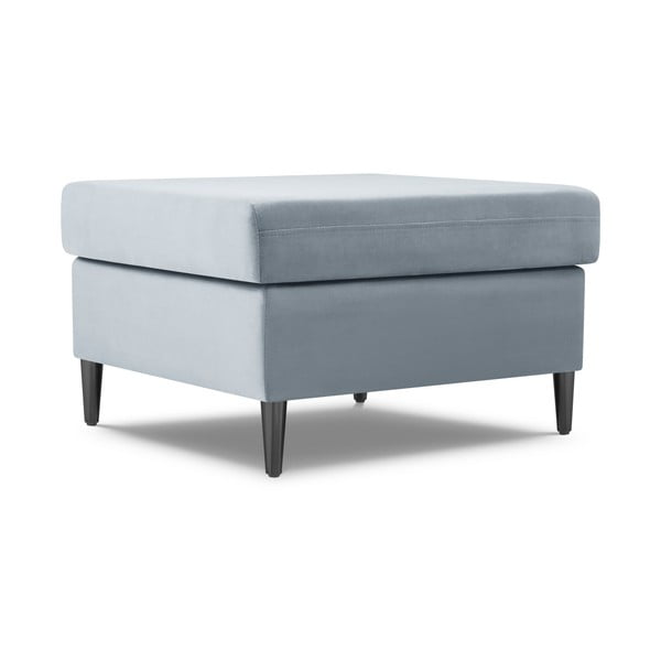 Jasnoniebieski aksamitny podnóżek Kyoto – Cosmopolitan Design-image-1