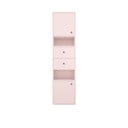 Różowa wysoka/wisząca szafka łazienkowa 40x158 cm Color Bath – Tom Tailor