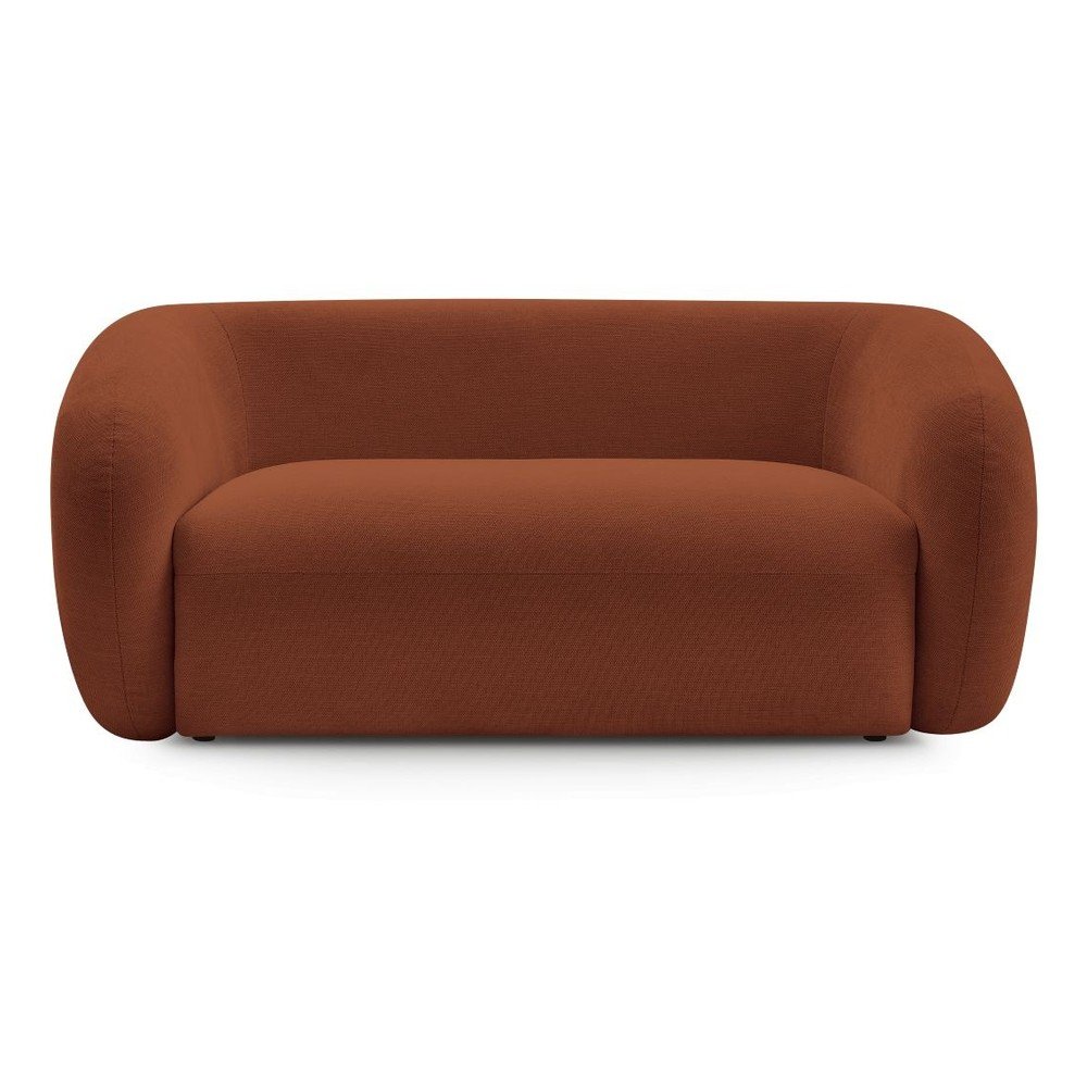 Pomarańczowa sofa z tkaniny szenilowej 160 cm Celine – Bobochic Paris