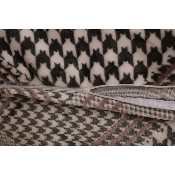 Szara pościel jednoosobowa z mikropluszu 140x200 cm – My House-image-4