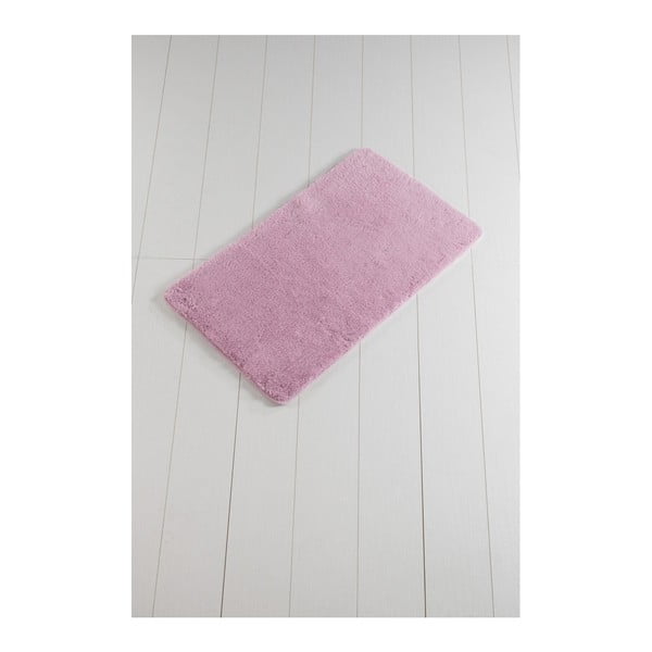 Różowy dywanik łazienkowy Minto Duratto, 100x60 cm