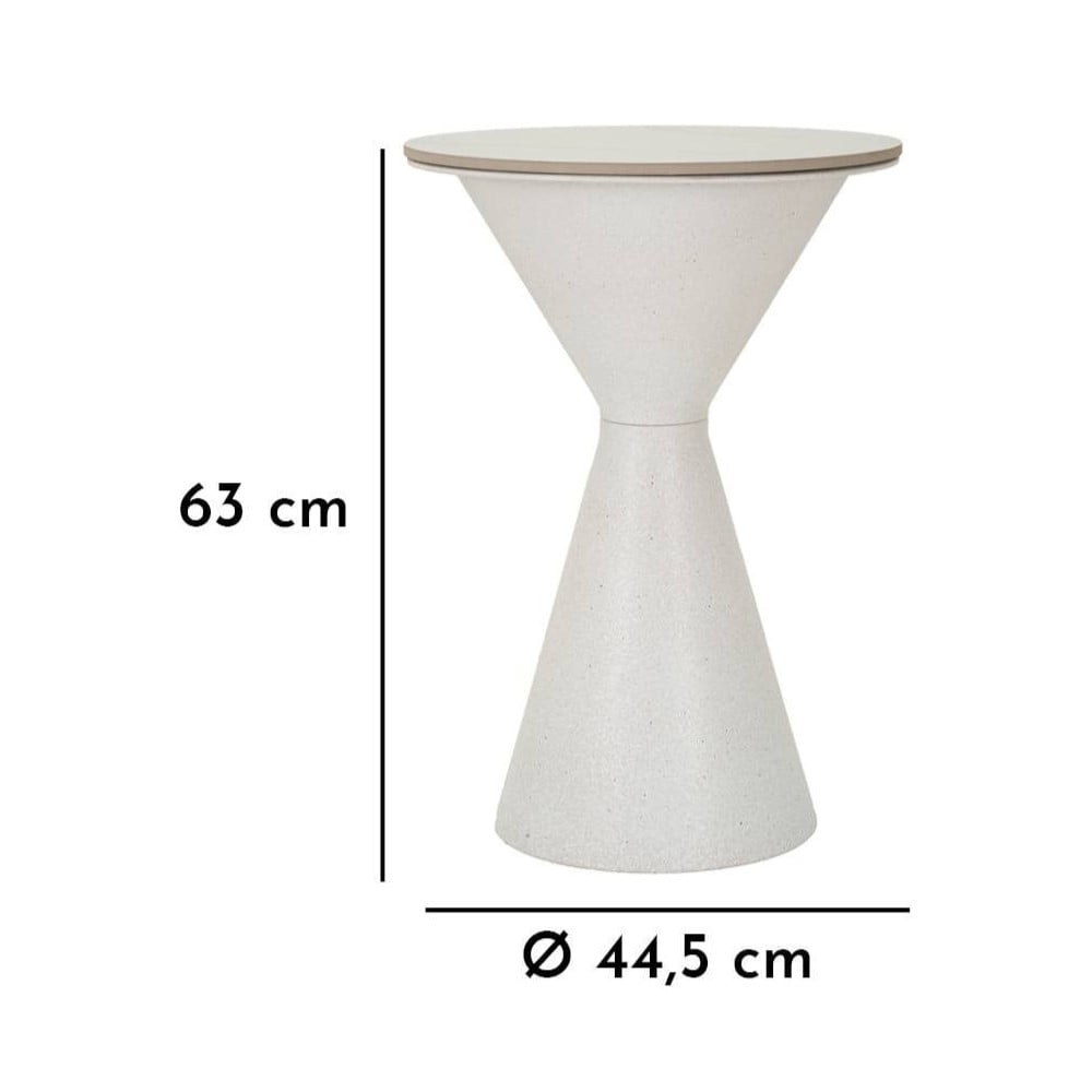Okrągły stolik z ceramicznym blatem ø 44 cm Fush – Mauro Ferretti (zdjęcie 4)