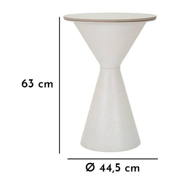 Okrągły stolik z ceramicznym blatem ø 44 cm Fush – Mauro Ferretti-image-3