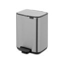 Stalowy kosz na śmieci z pedałem w kolorze matowego srebra 4 l Bo – Brabantia