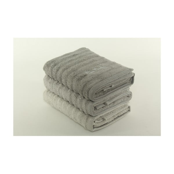 Komplet 3 ręczników Pierre Cardin Fur, 50x90 cm