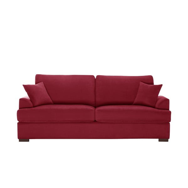 Czerwona sofa 3-osobowa Jalouse Maison Irina