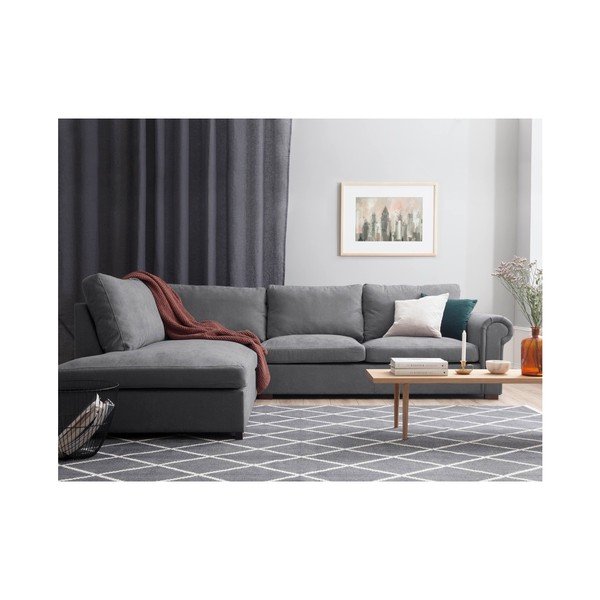 Szary narożnik Windsor & Co Sofas Hermes, lewostronny-image-2