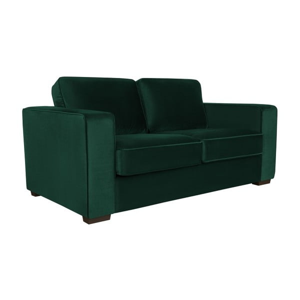 Ciemnozielona sofa 2-osobowa Cosmopolitan Design Denver