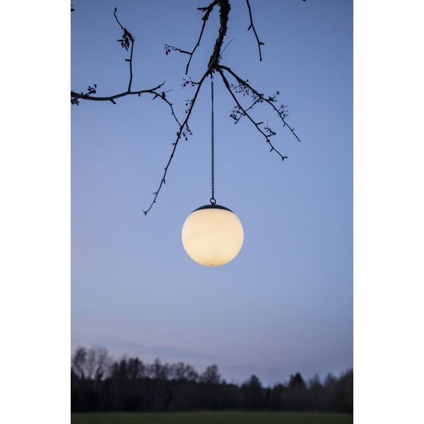 Wisząca solarna lampa ogrodowa Star Trading Globus, ø 20 cm-image-1