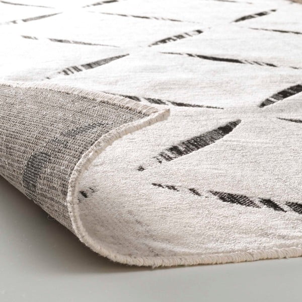 Beżowy dywan z mieszanki bawełny 68x110 cm Modesto – douceur d'intérieur-image-3