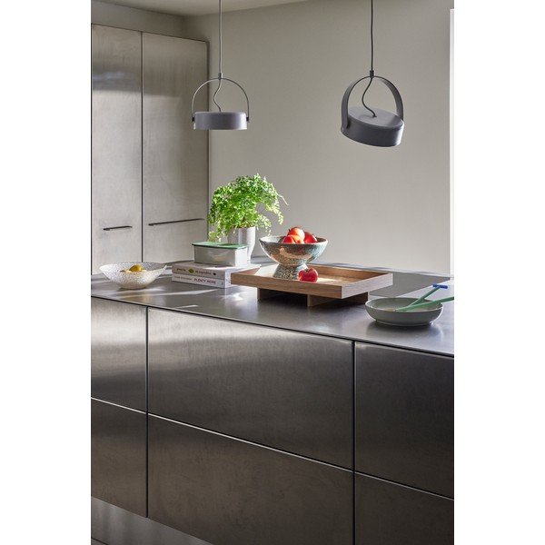 Jasnoszara lampa wisząca Stage – Hübsch-image-3