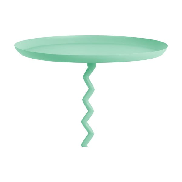 Metalowy okrągły stolik ø 44 cm Zig Zag – Leitmotiv-image-2