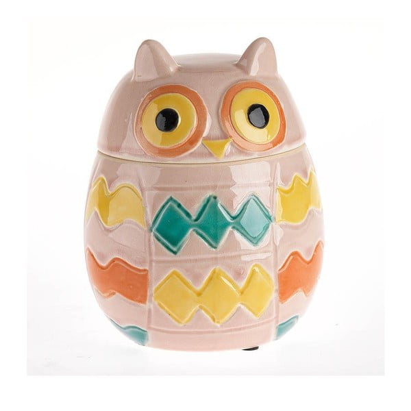 Ceramiczny pojemnik Owl Pink