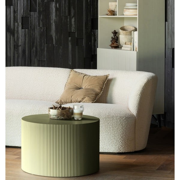 Okrągły stolik w kolorze khaki ø 60 cm Sanne – WOOOD-image-4