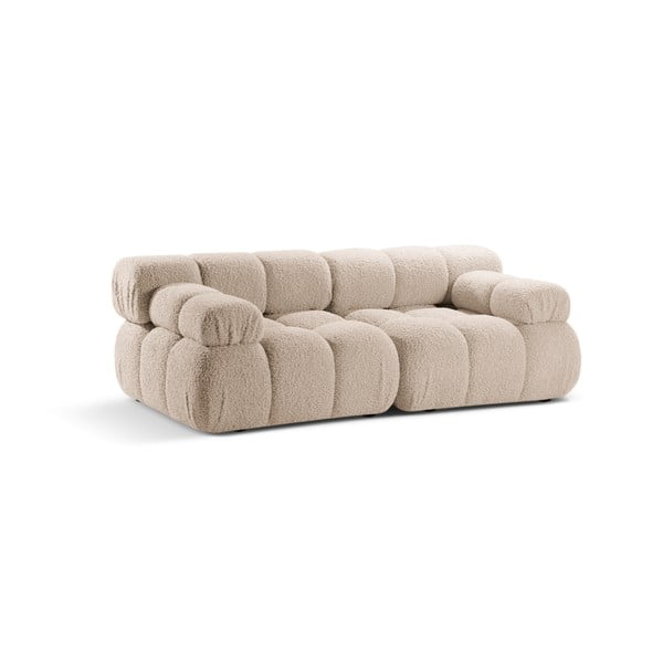Beżowa sofa modułowa z materiału bouclé 188 cm Bellis – Micadoni Home-image-3
