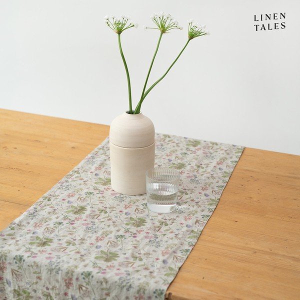 Lniany bieżnik 40x200 cm Botany 2 Lightweight – Linen Tales-image-1