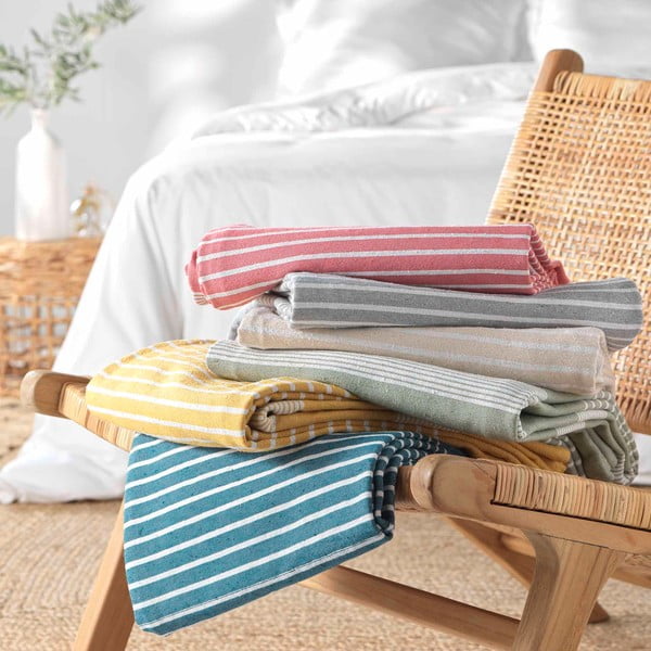 Niebieska narzuta 220x240 cm Adele – douceur d'intérieur-image-3