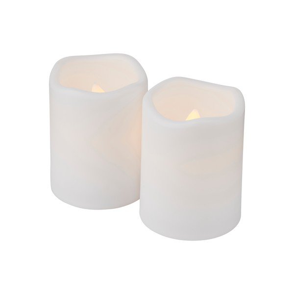 Białe zewnętrzne dekoracje świetlne zestaw 2 szt. Storm Mini – Sirius-image-2