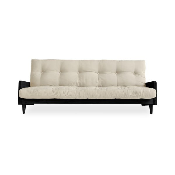 Sofa rozkładana Karup Design Indie Black/Beige/Grey