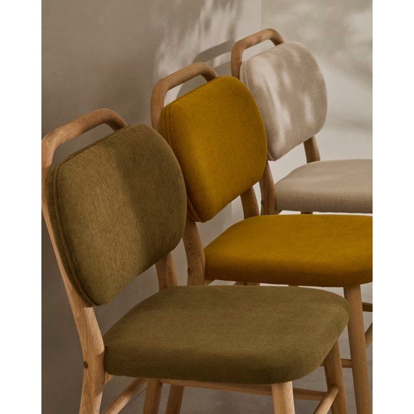 Krzesła w kolorze khaki zestaw 2 szt. Helda – Kave Home-image-4