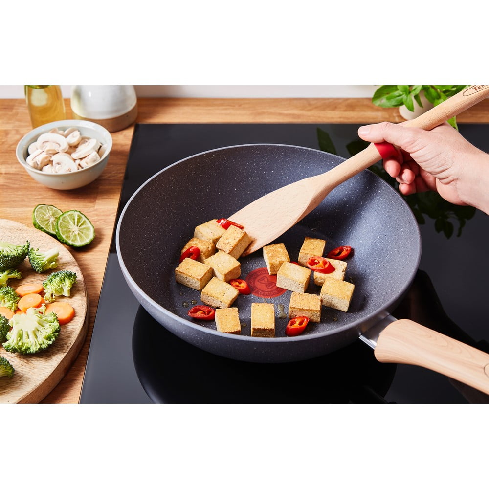 Patelnia wok aluminiowa ø 28 cm Natural Force – Tefal (zdjęcie 3)