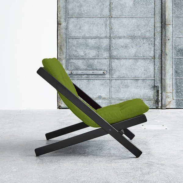 Fotel składany Karup Boogie Black/Lime-image-1