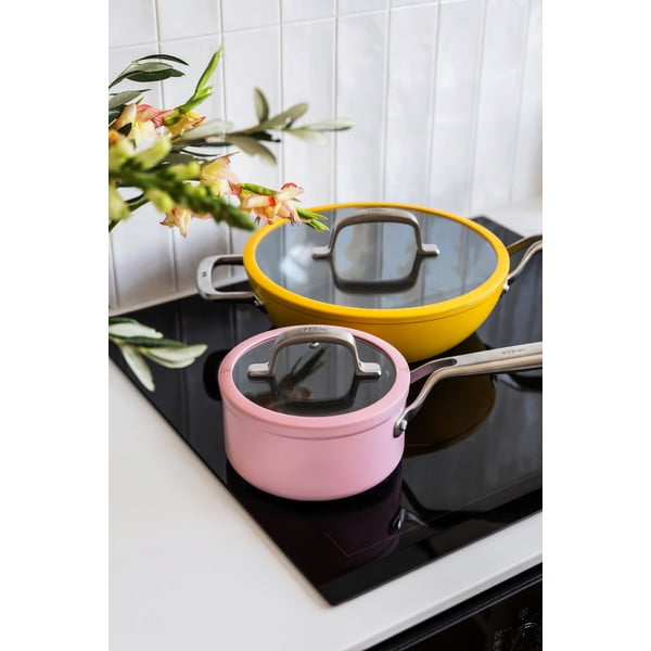 Patelnia z pokrywką/z powłoką ceramiczną wok ø 28 cm Meda 3.0 – FABINI-image-4