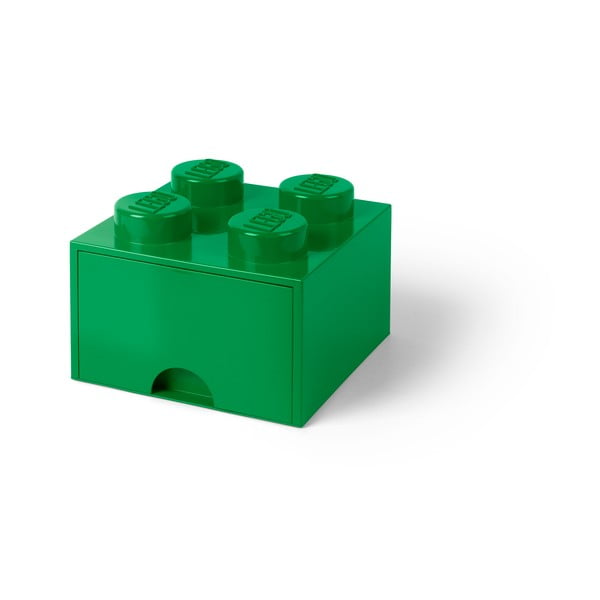 Zielony pojemnik z szufladą LEGO®-image-1